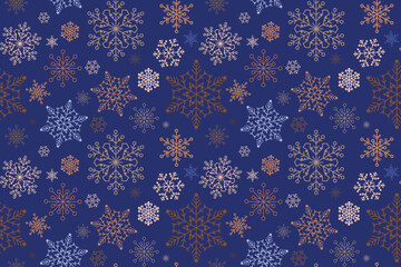 Christmas Winter background in paper style 