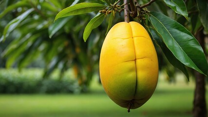 Sun-Kissed Mango: A Close-Up of Tropical Delight