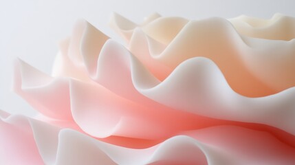 Obraz premium A tight shot of a white and red item with a hazy depiction of its upper section