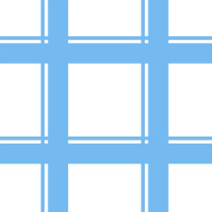 Obraz premium Blue grid vector seamless pattern on a white background.