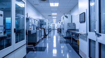 Advanced Research Facility Showcasing Innovative Battery Technology and Equipment in Action