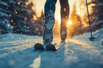 Friends hiking to a remote mountain location ultra-realistic photo. Beautiful simple AI generated image