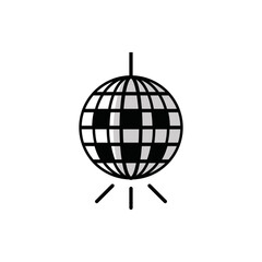 disco ball logo icon