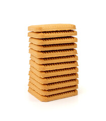 Italian Square Cookies, Novellini Biscuits, Rectangular Pastry Cracker, Wheat Bakery Dessert, Novellino