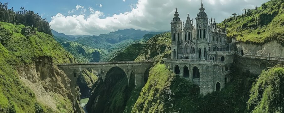 Santuario de las Lajas in Colombia - A Gothic-Style Sanctuary Spanning a Canyon