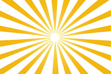 Dynamic yellow and black starburst design with radiating lines from the center, creating a vibrant and striking visual impact.