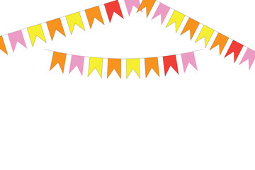 Fototapeta premium Party flag icon