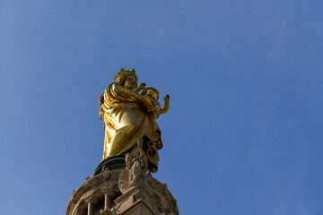 Notre Dame de la Garde or Our Lady of the Guard is a catholic church in Marseille city in France....