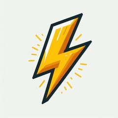 lightning bolt icon in yellow