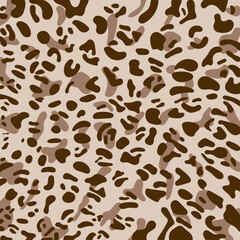 Abstract Brown animal skin Leopard, Cheetah, Jaguar print pattern.