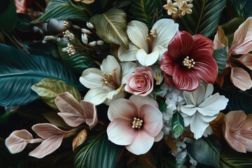 Detail of wedding bouquet