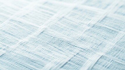 Obraz premium Texture of white fabric, closeup view of delicate threads and smooth surface closeup