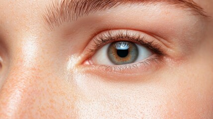 Obraz premium Close-up of a Woman's Eye.
