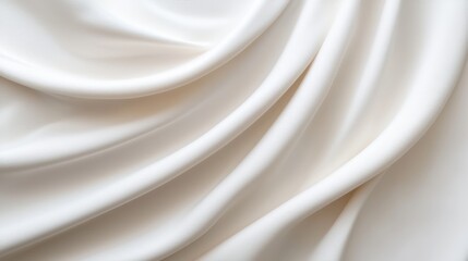 Obraz premium White Fabric Drape Texture Background.