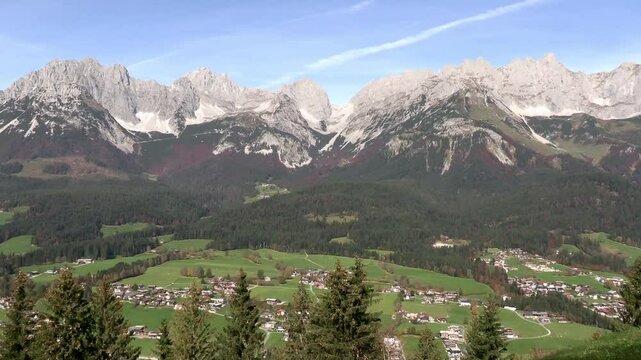 Panorama vom Wilden Kaiser (Kaisergebirge), Tirol