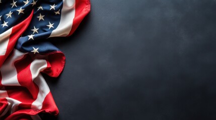 Independence Day Celebration with American Flag