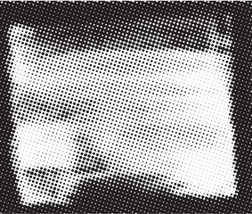 Abstract halftone black and white background