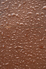 brown old wood texture close up as a background, wet brown wood flooring abstract as background, 	
