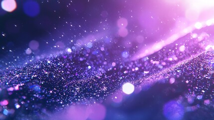 Obraz premium Minimalist 3D Gradient Backdrop in Lavender and Navy Blue with Light Flares and Fractal Patterns for Electronic Displays