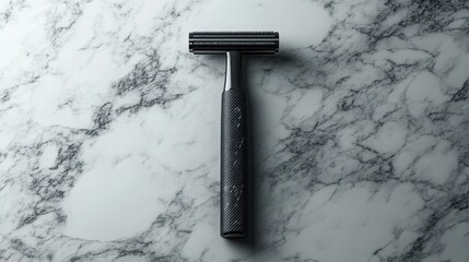 Professional Blank Razor Mockup Ready for Branding and Design Promotion on Isolated White Background for Graphic Designers and Marketers