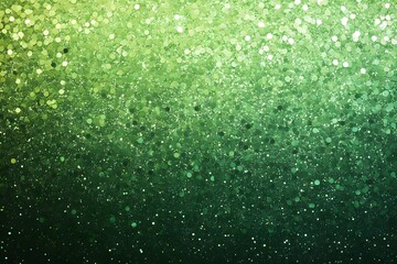 A shimmering gradient of green dots creating a textured, sparkling background.