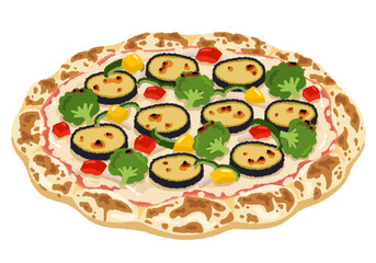 オルトラーナ・ピザのイラスト