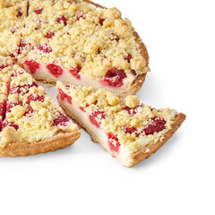 Cakes is in the white background isolated style.