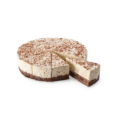 Cakes is in the white background isolated style.