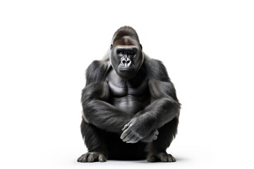 Gorilla wildlife monkey animal.