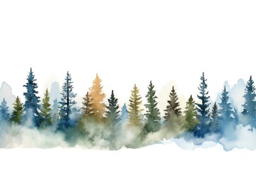 Obraz premium Winter border backgrounds outdoors nature.