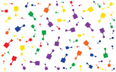 Colorful Shape Abstract background in flat style