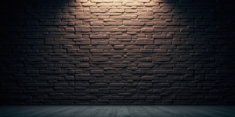 A modern, illuminated brick wall backdrop perfect for photography, presentations, or creative design. Ideal for showcasing products, art, or events.