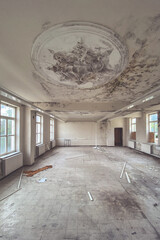 empty room with a window