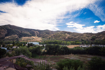 view of the mountains
