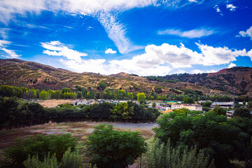 view of the river in the mountains