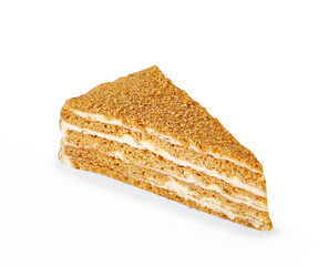 Cakes is in the white background isolated style.