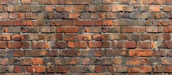 Fototapeta premium Background for design and presentations featuring a variety of old and new bricks providing ample copy space image