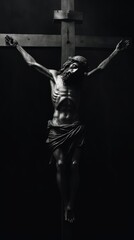 Photography of jesus cross crucifix symbol black.