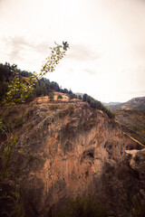 sunset in the mountains