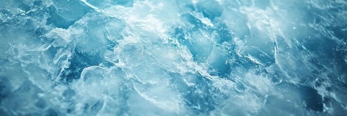 Obraz premium Blue Ice and Water Texture for Background Use