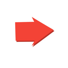 red arrow vector