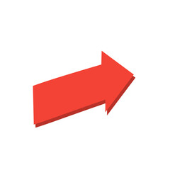 red arrow vector