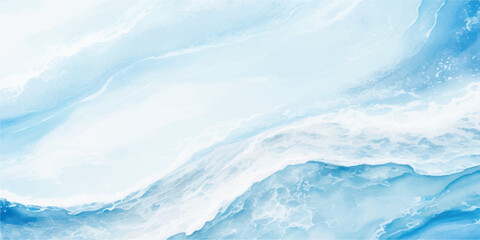 Obraz premium abstract soft blue and white abstract water color ocean wave texture background. Banner Graphic Resource as background for ocean wave and water wave abstract graphics,blue, river, nature, ocean.