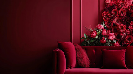 Envision a rich tapestry woven from various shades of maroon, each hue capturing a different emotion.