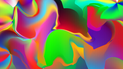 112 Abstract green, blue, red, pink and yellow Color Gradient Background with a Grainy Texture. Soft, Simple, Minimalist, Vintage, Flat, Blurred Background for Design