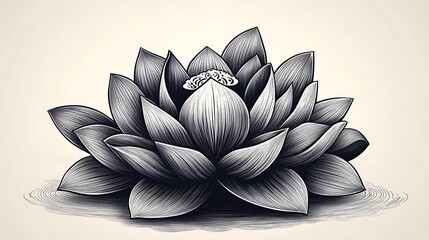 A spiritual mandala with soft purples and blues, featuring lotus flowers and chakra symbols. The design radiates peace and tranquility, with a serene, meditative background.