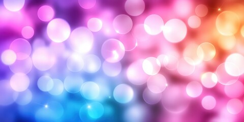 Obraz premium Colorful Bokeh Background with Soft Light Effects