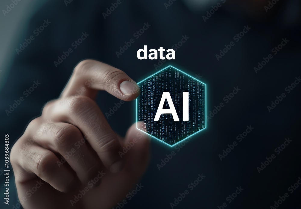 Poster Incorporating IoT into the manufacturing business and integrated business end to end process development engineering. AI factory manufacturing autonomous unmanned management process development and