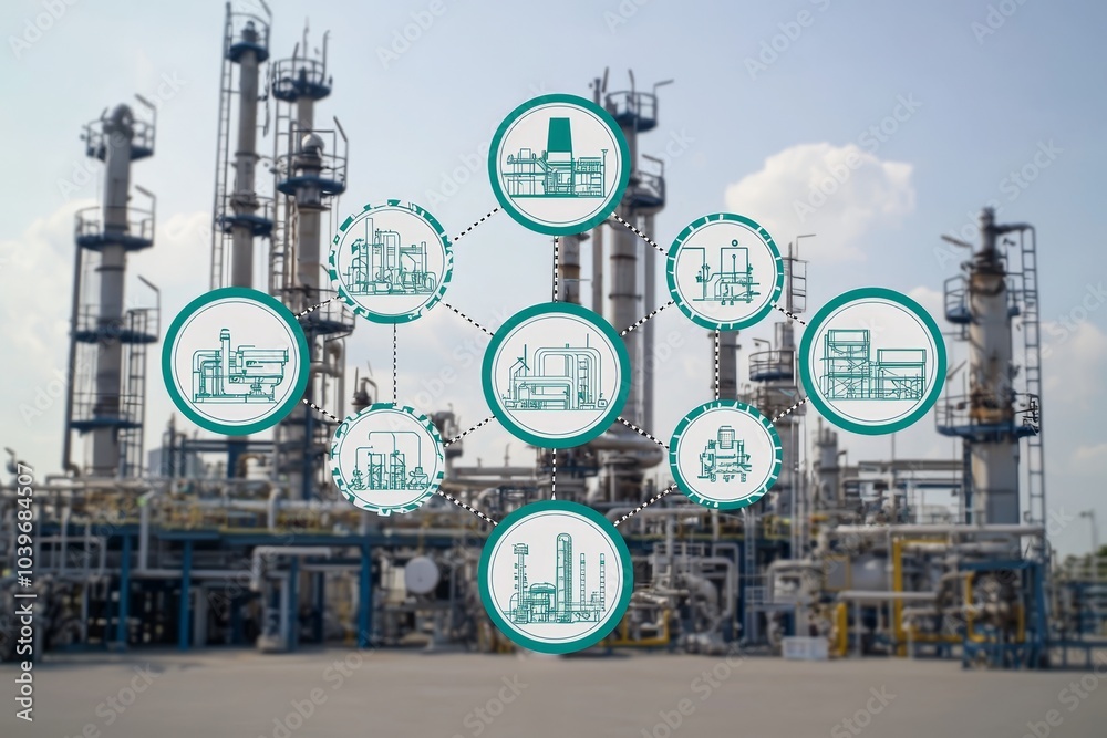 Poster mixture of physical, digital, and social media in a smart factory. internet of things. information c