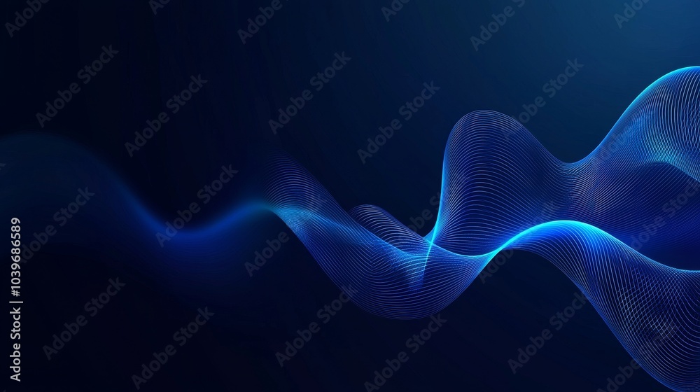 Aufkleber Computer geometric digital connection structure. Business intelligence technology background. Deep learning algorithms based on binary code. Abstract rendering in 3D. Stock market analysis.